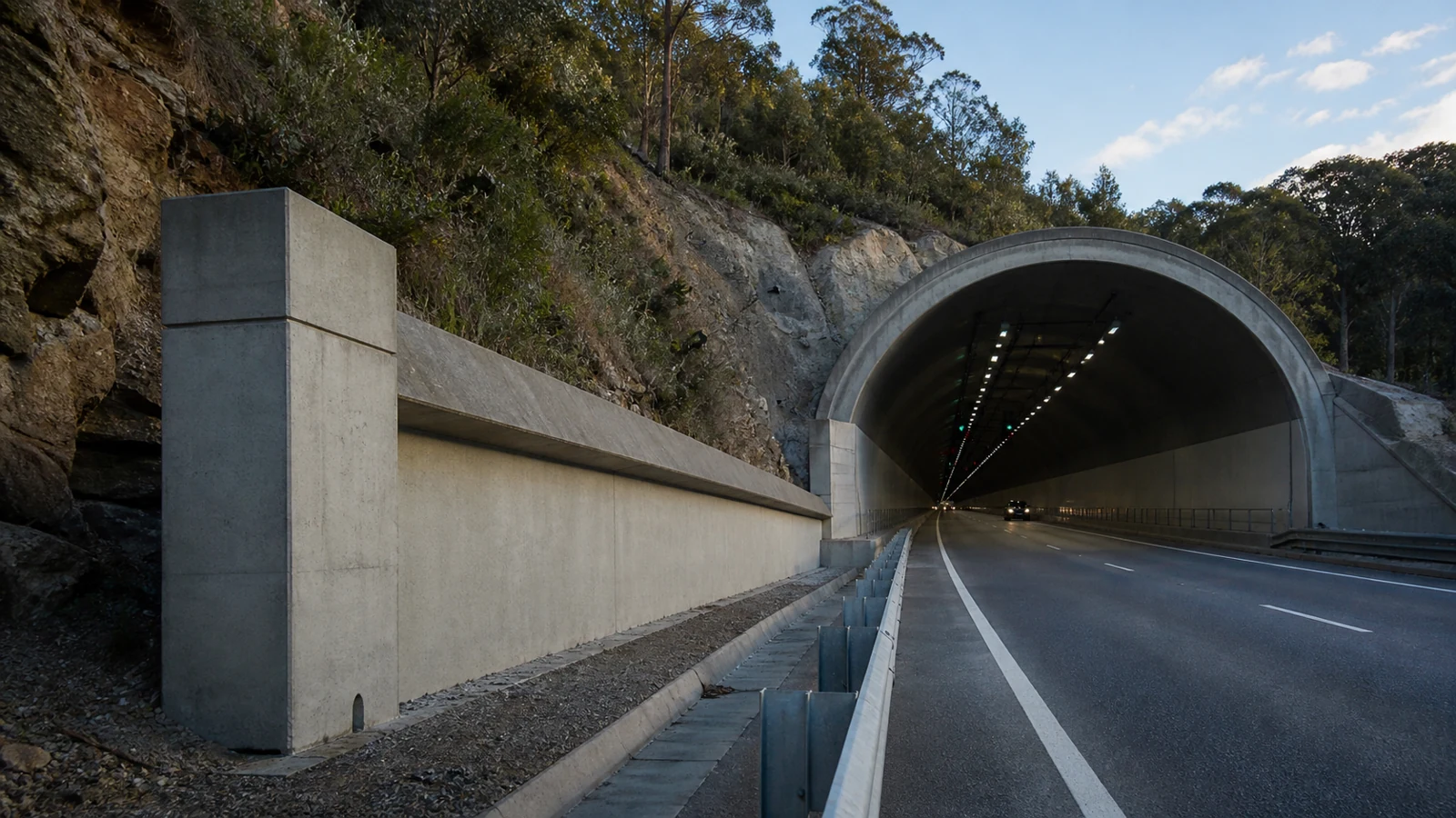 Concept illustration of a tunnel monitoring application